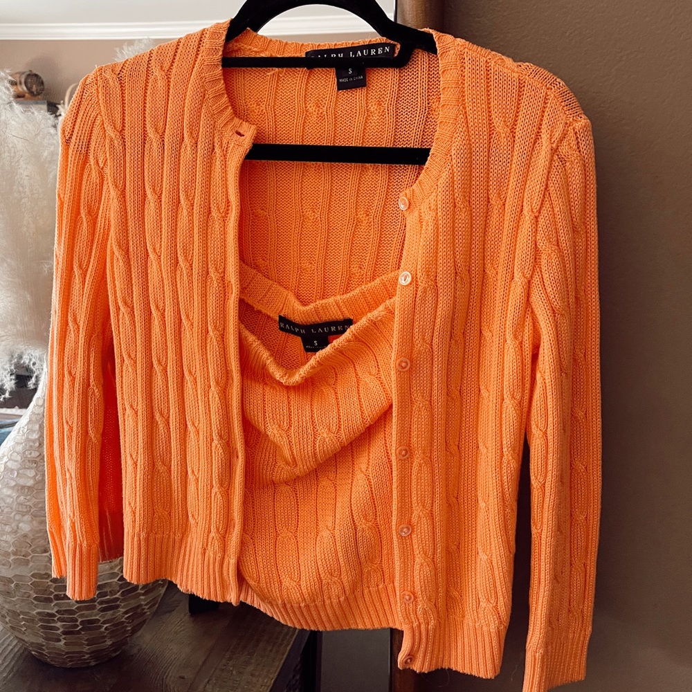 Ralph Lauren cardigan set Size S
